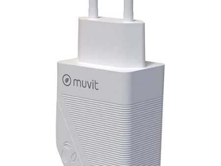 Carregador de Parede Muvit USB 18W + PD Tipo C 20W - Branco Discount