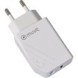 Carregador de Parede Muvit USB 18W + PD Tipo C 20W - Branco Discount