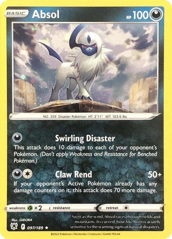 Absol (097 189) (Cosmos Holo) [Miscellaneous Cards] For Cheap