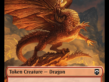 Dragon    Treasure Double-Sided Token [Modern Horizons 3 Commander Tokens] For Sale