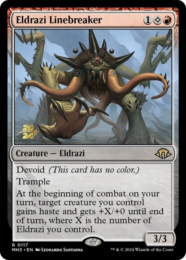 Eldrazi Linebreaker [Modern Horizons 3 Prerelease Promos] For Cheap