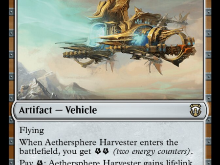 Aethersphere Harvester [Modern Horizons 3 Commander] Online Hot Sale