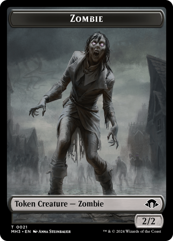 Zombie    Insect (0027) Double-Sided Token [Modern Horizons 3 Tokens] Cheap