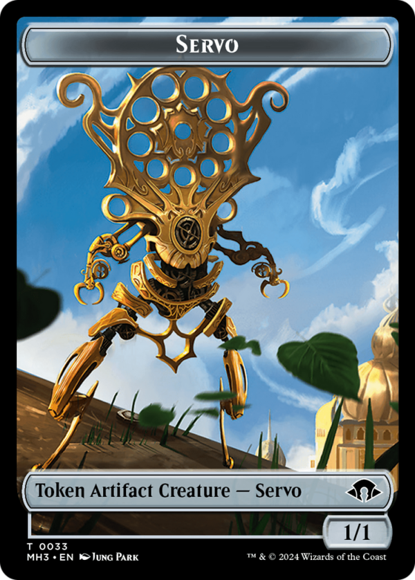 Aetherborn    Servo Double-Sided Token [Modern Horizons 3 Commander Tokens] Hot on Sale