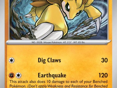 Sandslash (098 167) [Scarlet & Violet: Twilight Masquerade] Online