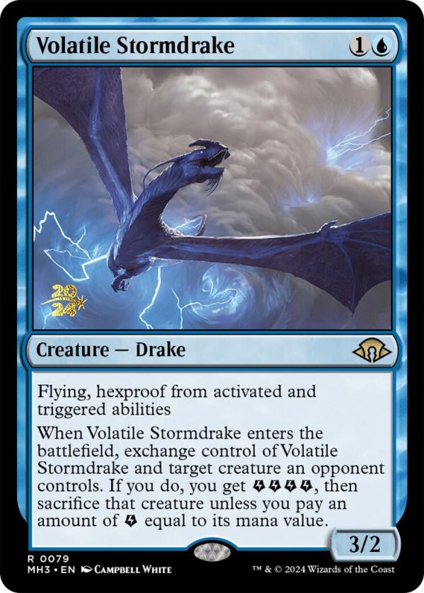 Volatile Stormdrake [Modern Horizons 3 Prerelease Promos] Supply