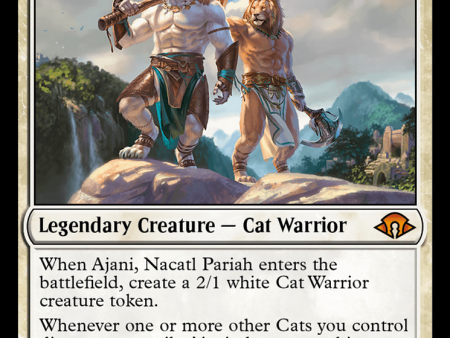 Ajani, Nacatl Pariah    Ajani, Nacatl Avenger [Modern Horizons 3] For Discount