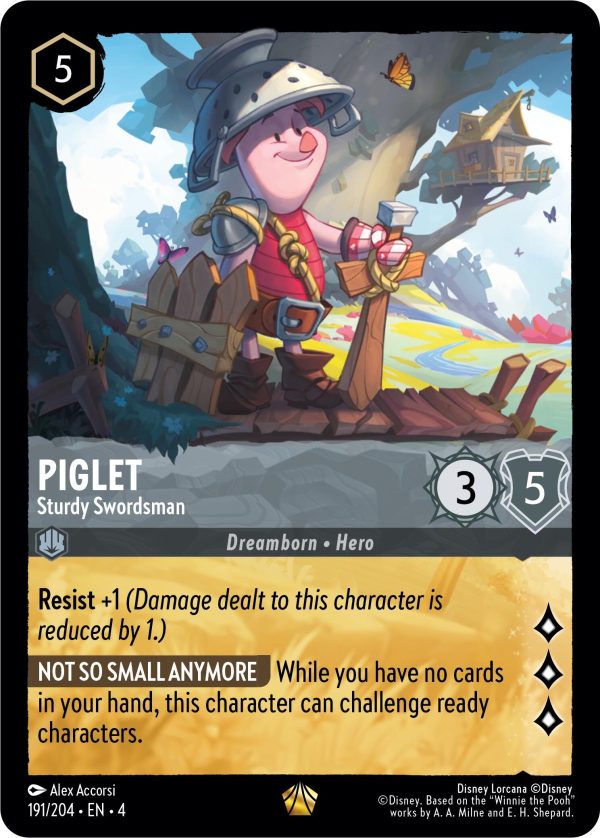 Piglet - Sturdy Swordsman (191 204) [Ursula s Return] Sale