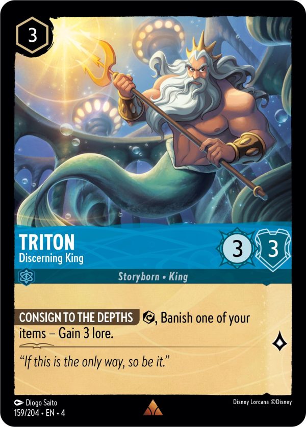 Triton - Discerning King (159 204) [Ursula s Return] For Cheap