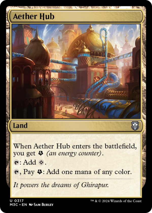 Aether Hub [Modern Horizons 3 Commander] Hot on Sale